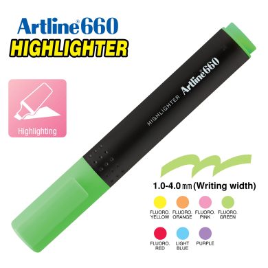 Artline® 660 Highlighter (EK-660) - Image 4