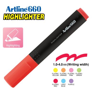 Artline® 660 Highlighter (EK-660) - Image 8