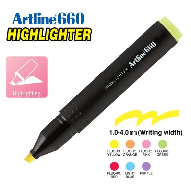 Artline® 660 Highlighter (EK-660) - Image 9