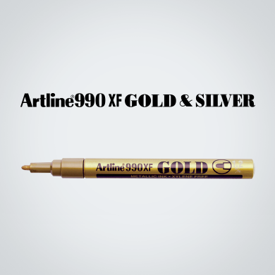 Artline® 990 XF  Gold & Silver (EK-990XF)
