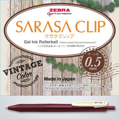 Zebra Sarasa Clip Vintage 0.5 (JJ15) - Image 3