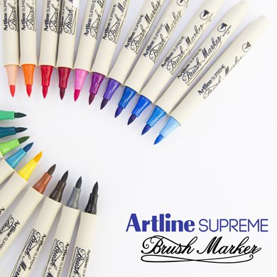 Artline® Supreme Brush Marker - Image 2