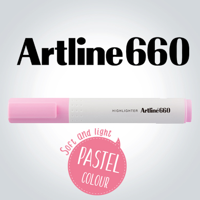 Artline® 660 Highlighter PASTEL