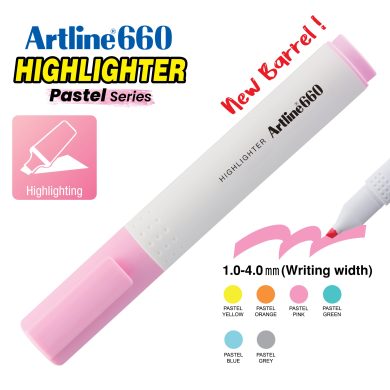 Artline® 660 Highlighter PASTEL - Image 5